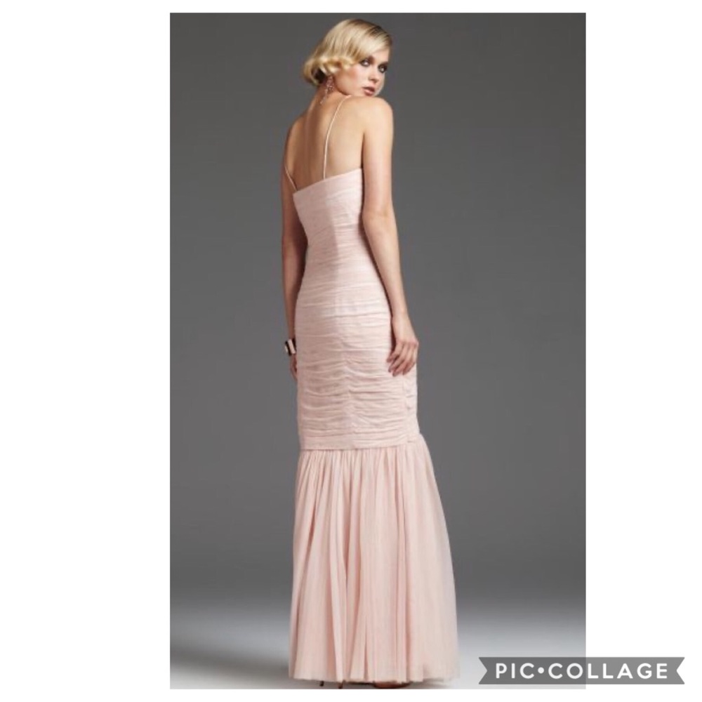 MIGNON strapless or with strap Powder pink long evening gown - Picture 6 of 17
